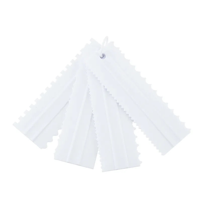 Teeth-Edge Cake Scraper for Fondant & Buttercream