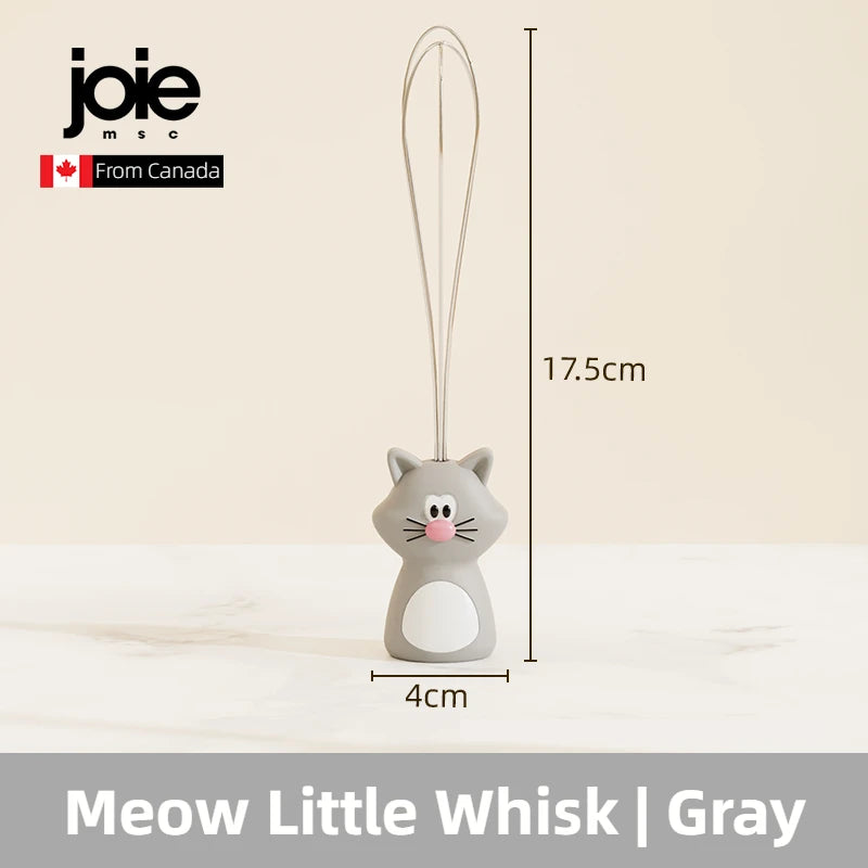 Joie Meow Little Whisk – Manual Stainless Steel Egg Beater