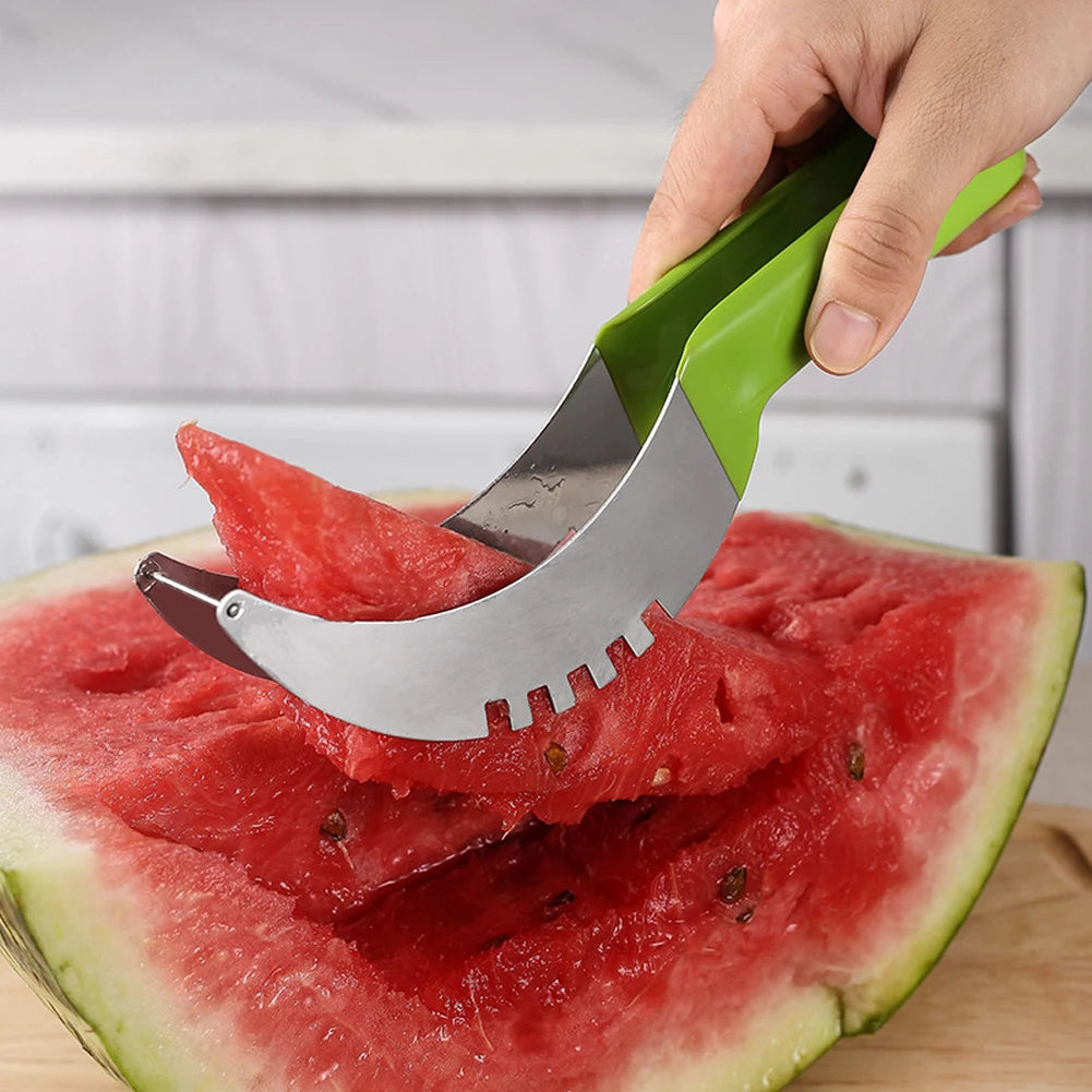 Stainless Steel Watermelon Slicing Knife & Corer – 24cm Fruit Cutter Tool