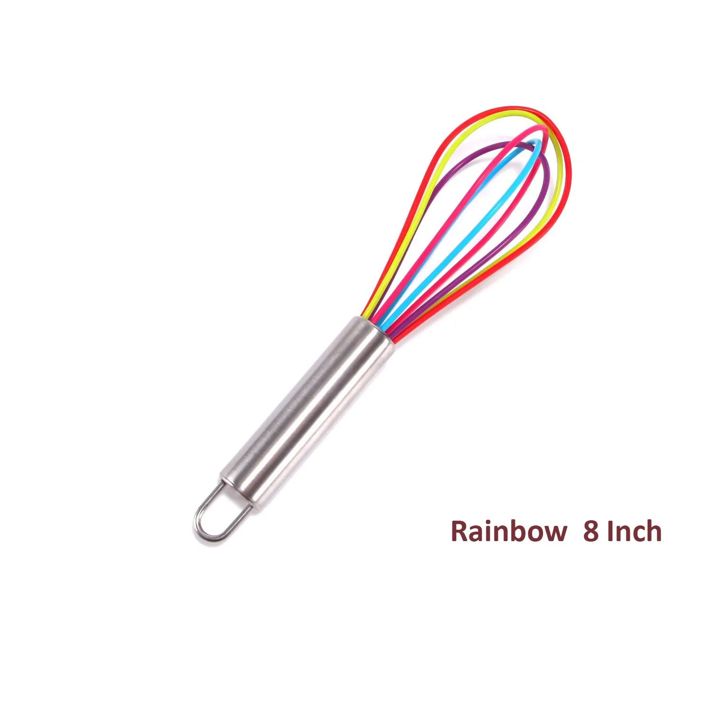 Stainless Steel Balloon Whisk – Manual Egg Beater (8/10/12 Inch)