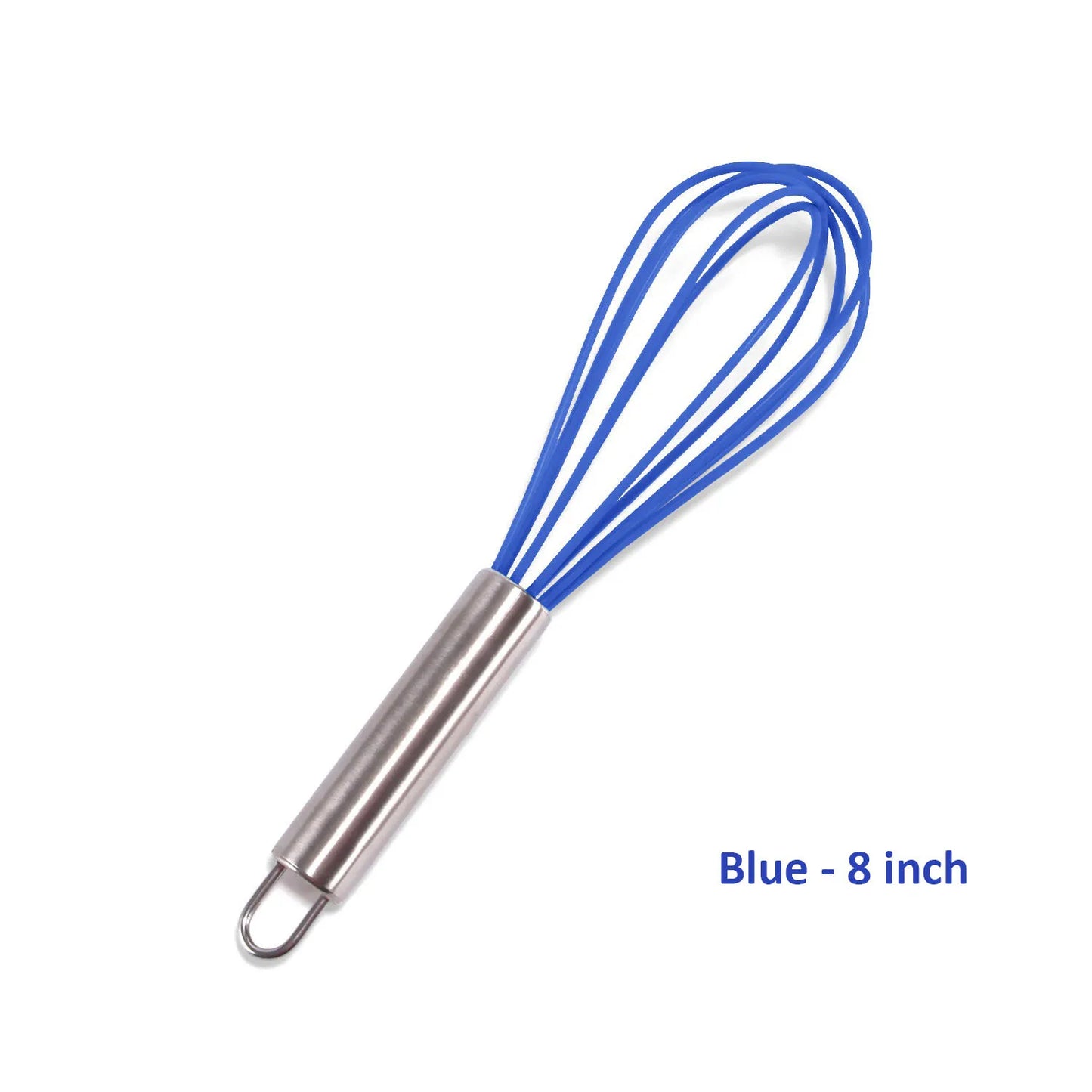 Stainless Steel Balloon Whisk – Manual Egg Beater (8/10/12 Inch)