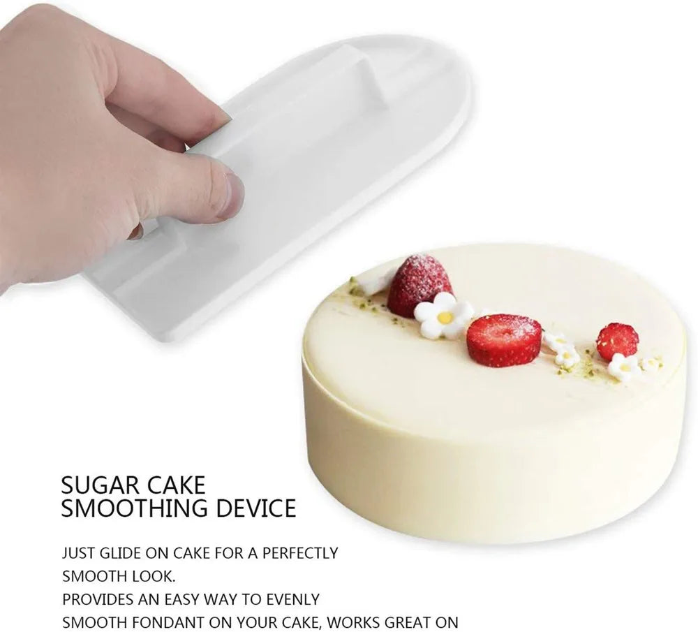 Adjustable Cake Scraper & Fondant Smoother – DIY Baking Tool