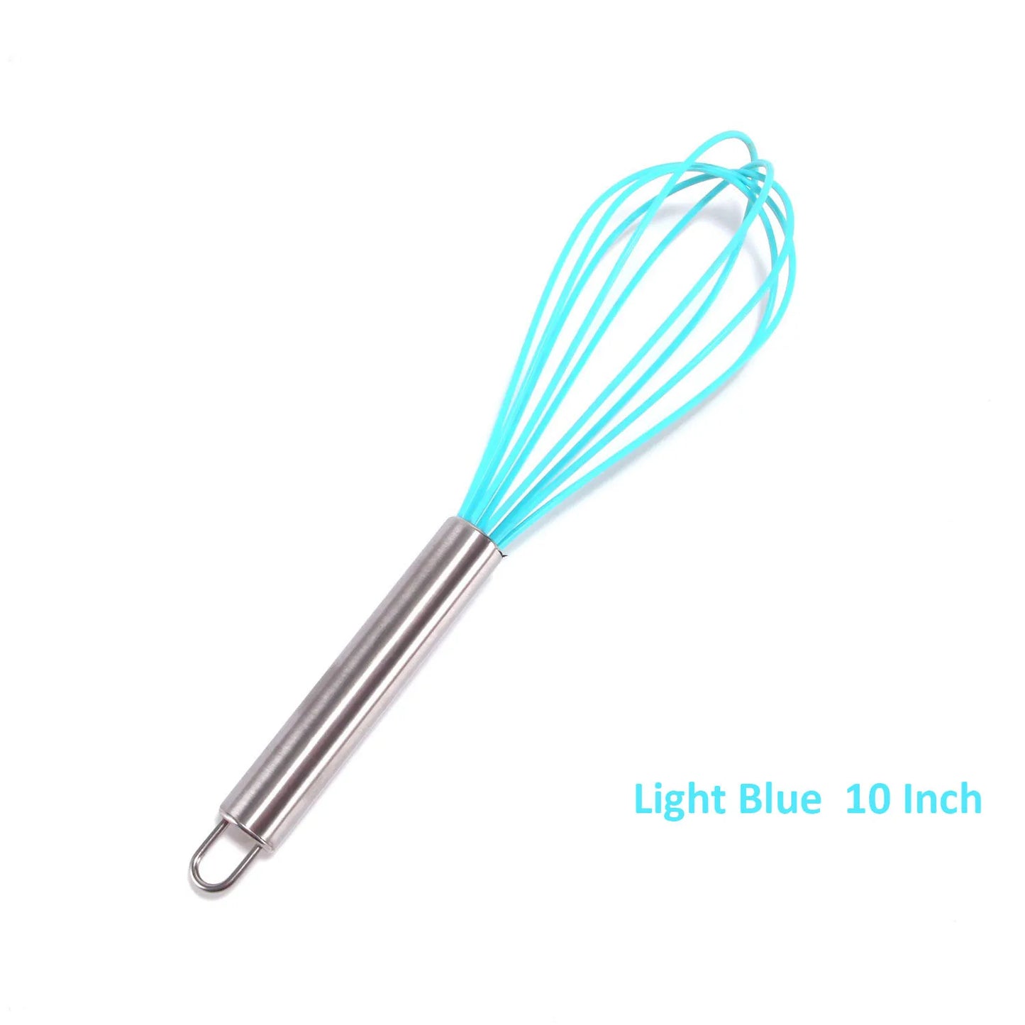 Stainless Steel Balloon Whisk – Manual Egg Beater (8/10/12 Inch)