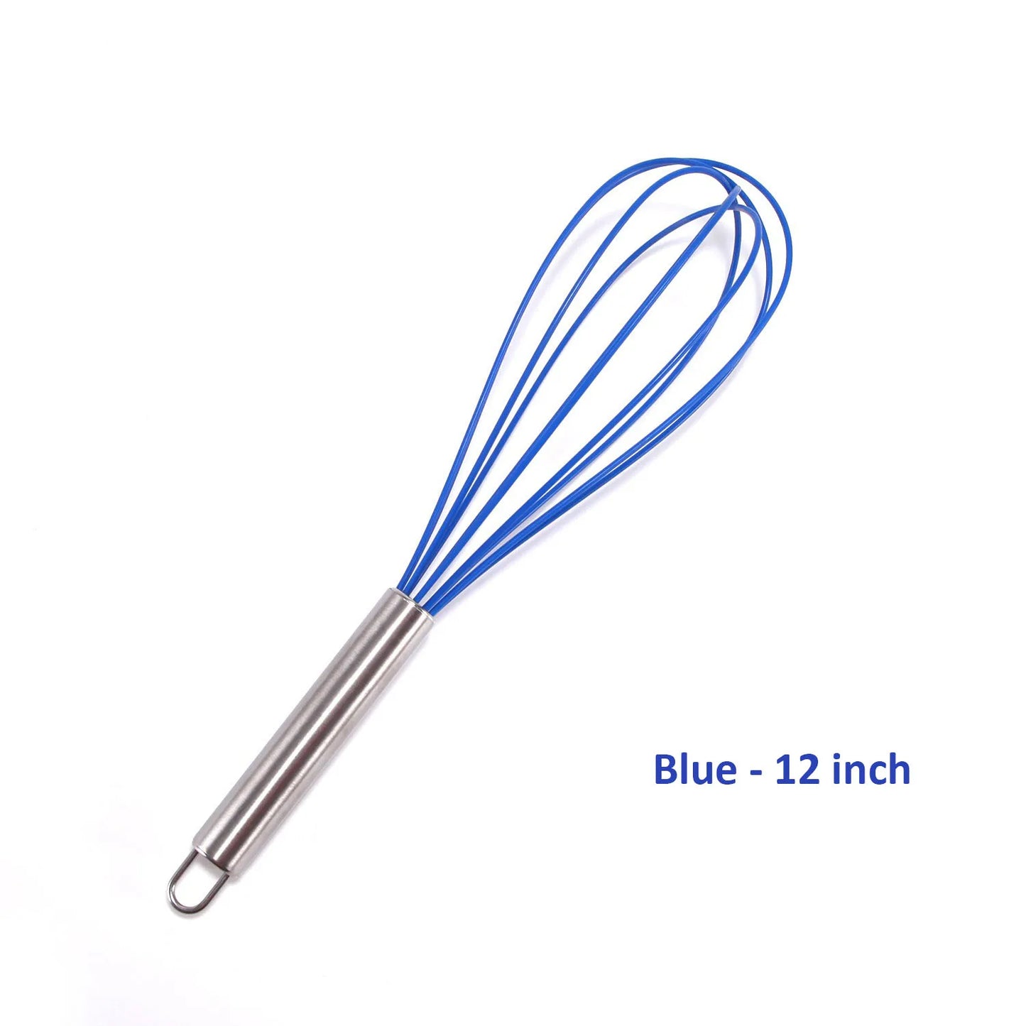 Stainless Steel Balloon Whisk – Manual Egg Beater (8/10/12 Inch)