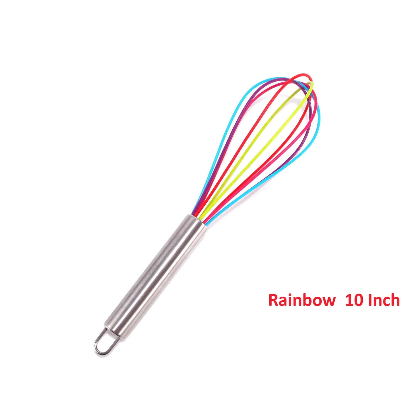 Stainless Steel Balloon Whisk – Manual Egg Beater (8/10/12 Inch)
