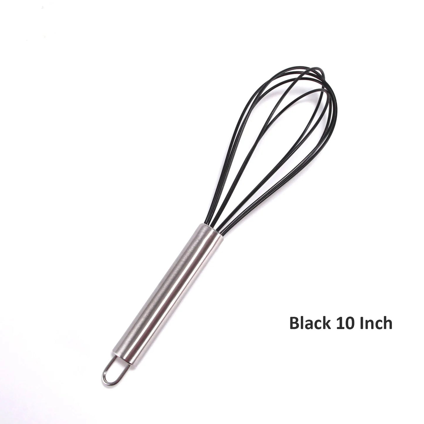 Stainless Steel Balloon Whisk – Manual Egg Beater (8/10/12 Inch)
