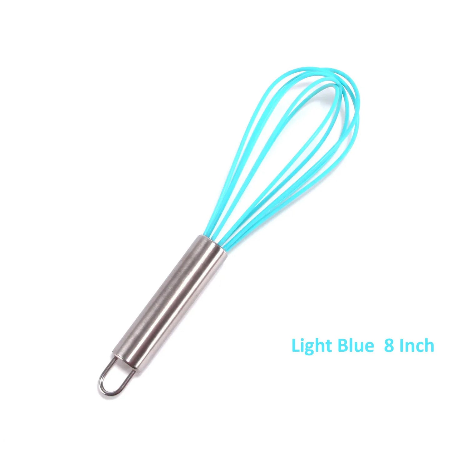 Stainless Steel Balloon Whisk – Manual Egg Beater (8/10/12 Inch)