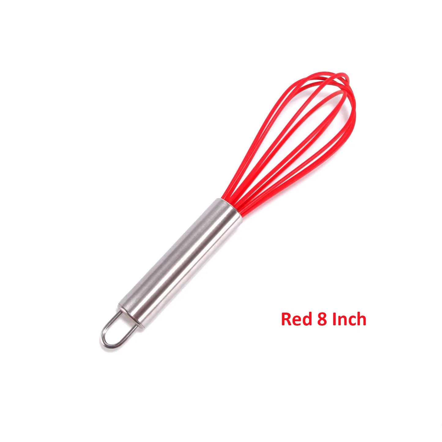 Stainless Steel Balloon Whisk – Manual Egg Beater (8/10/12 Inch)