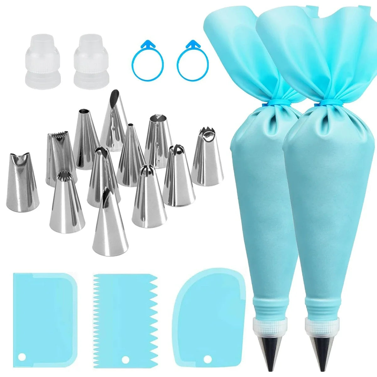 Piping Bags Cake Decorating Tools Reusable Silicone Pastry Bags