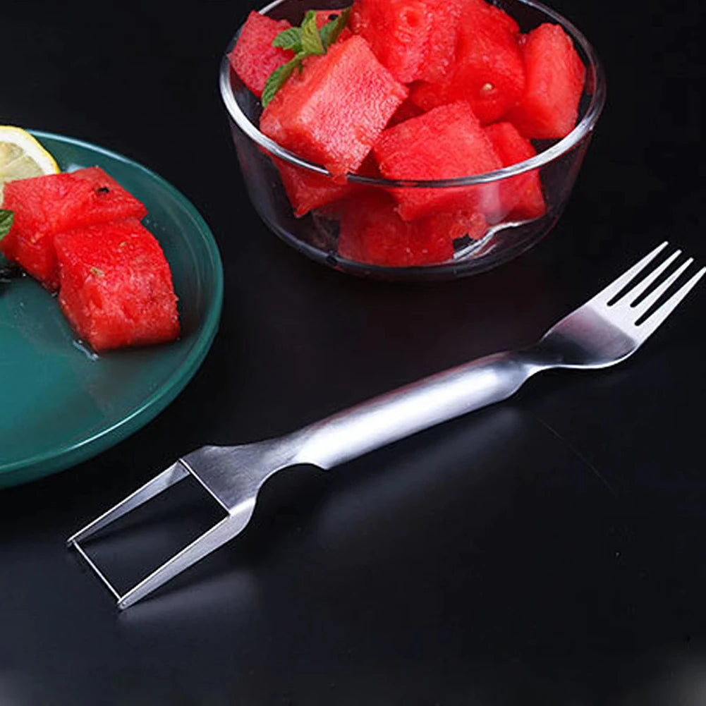 Stainless Steel Watermelon Slicing Knife & Corer – 24cm Fruit Cutter Tool