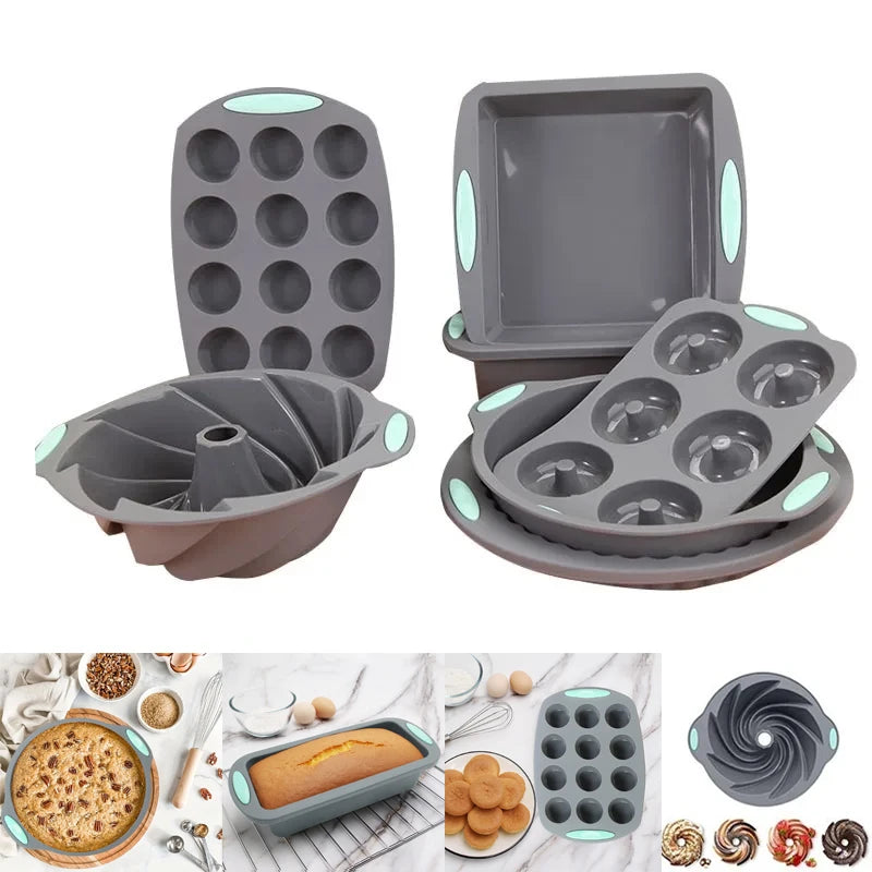 Silicone Bread & Muffin Mold – Non-Stick Heat-Resistant Bakeware