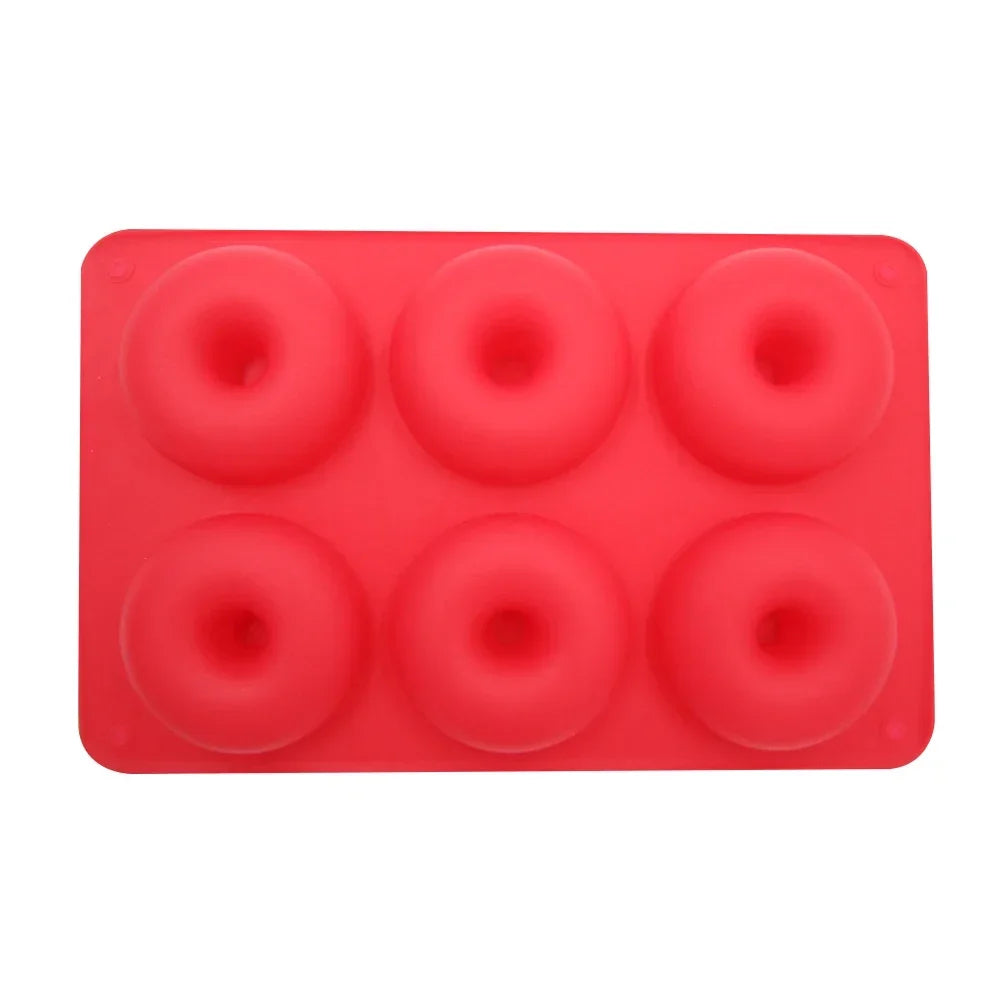 1/2pcs Silicone Muffins Donut Mold 6 Holes Baking Mould