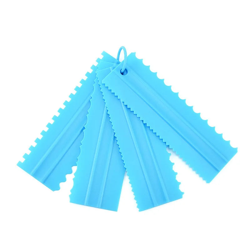Teeth-Edge Cake Scraper for Fondant & Buttercream