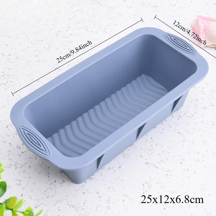 3D Silicone Bread Loaf Pan – Non-Stick Rectangular Baking Mold