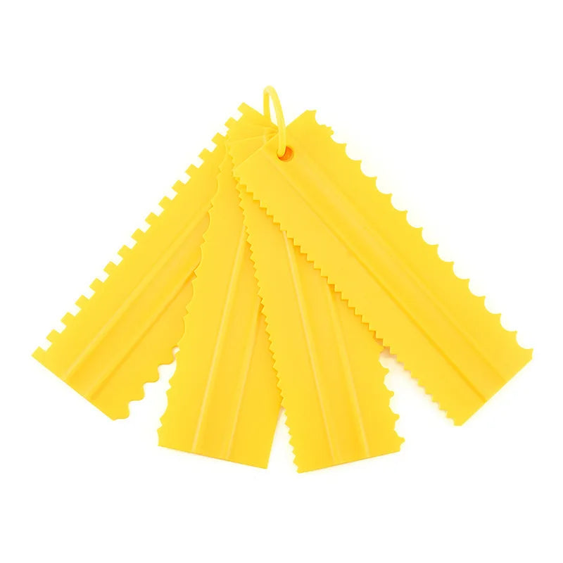 Teeth-Edge Cake Scraper for Fondant & Buttercream