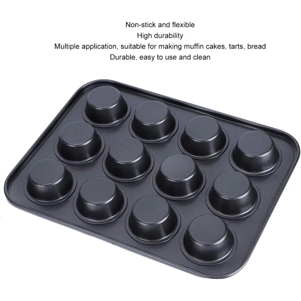6 or12 Cups Nonstick Muffin and Cupcake Pan