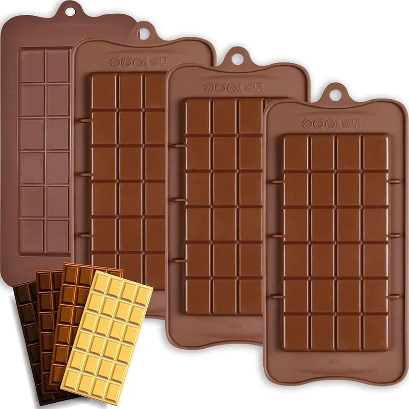 Dubai Silicone Chocolate Bar Mold – Fondant & Baking Mold