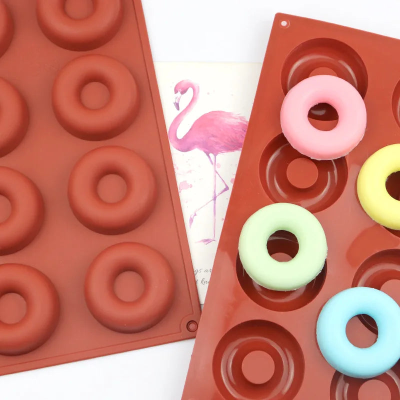 Cylinder Silicone Donut Mold – Non-Stick Baking Tray