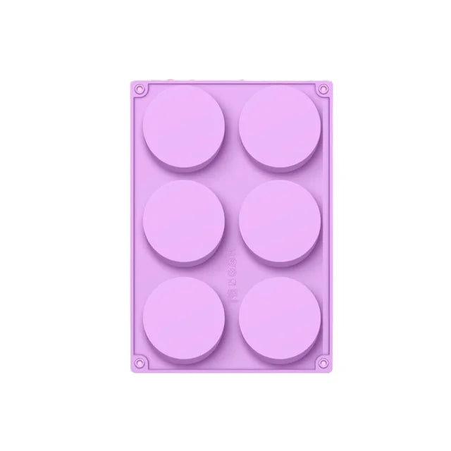 6-Hole Silicone Donuts Mold – Non-Stick Flexible Baking Tray