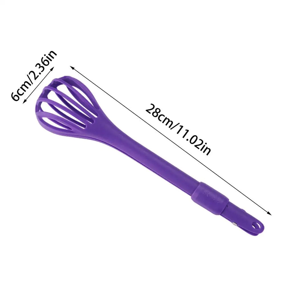 Multifunction 2-in-1 Egg Whisk & Food Tongs
