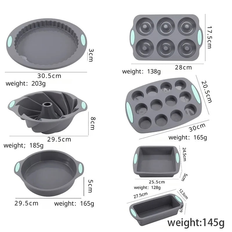 Silicone Bread & Muffin Mold – Non-Stick Heat-Resistant Bakeware