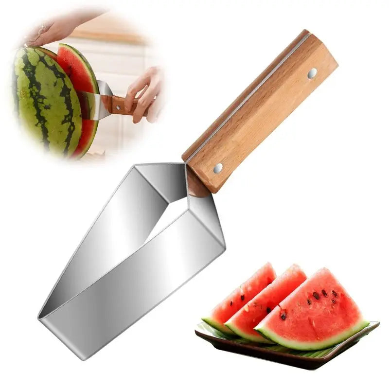 SliceMaster™ Stainless Steel Watermelon Cutter & Corer Clip
