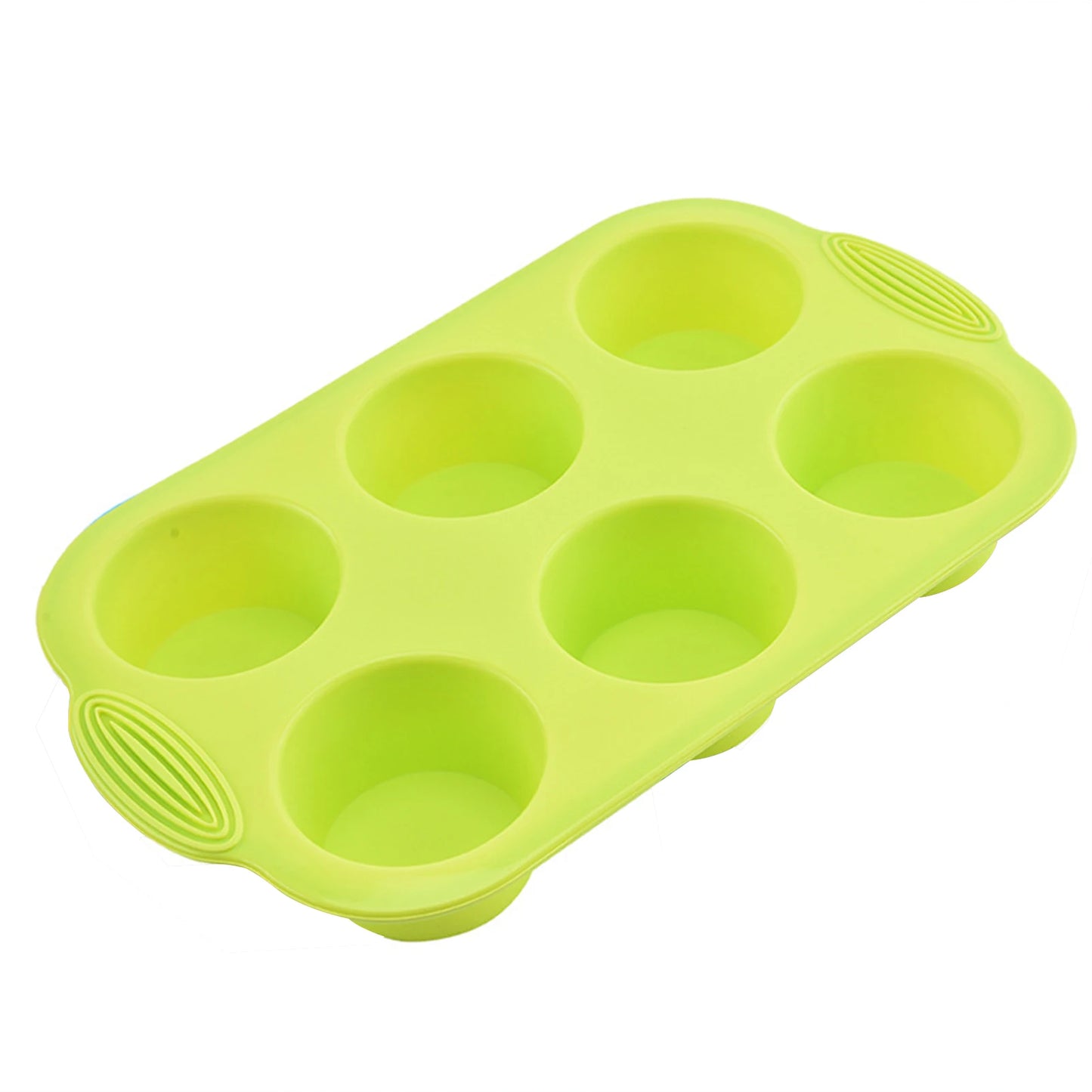 Silicone Cake Mold Pan 6 Cup Baking Tray Non-Stick Muffin Mould