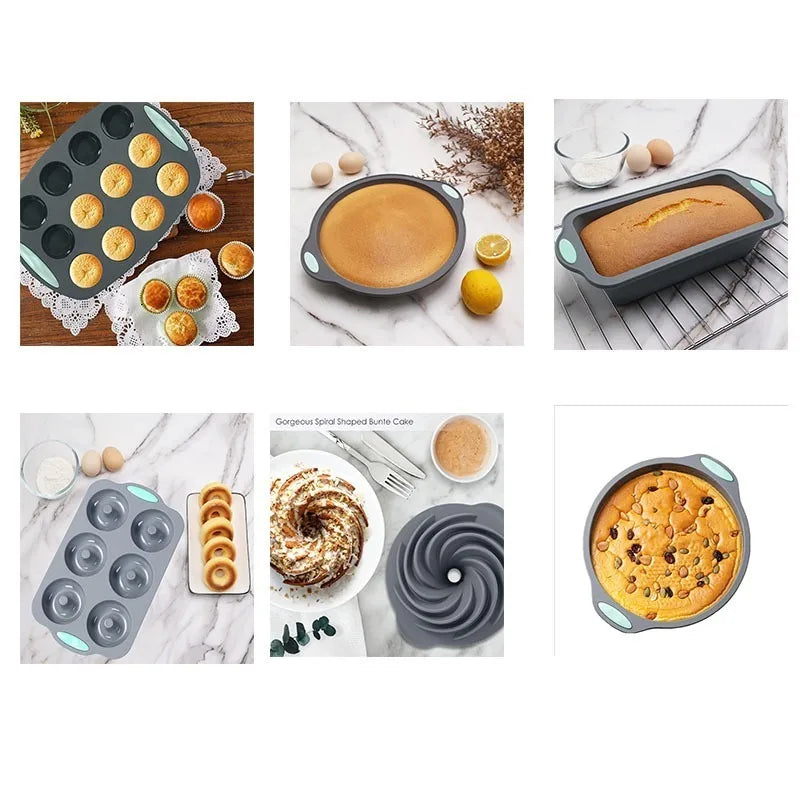 Silicone Bread & Muffin Mold – Non-Stick Heat-Resistant Bakeware