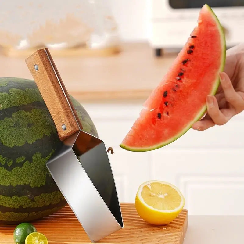 SliceMaster™ Stainless Steel Watermelon Cutter & Corer Clip