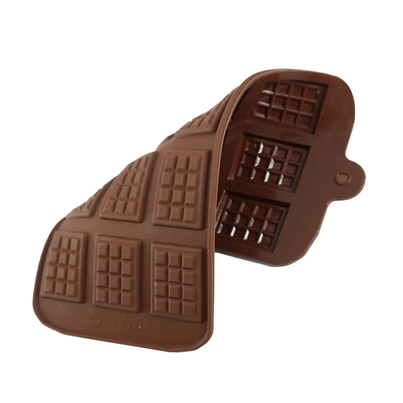 1PCS Silicone 12-Cell Chocolate & Fondant Mold – Reusable Baking Mould for Candy, Ice, and Desserts