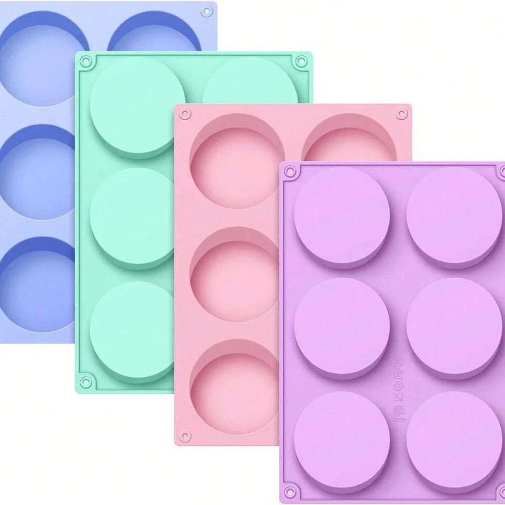 6-Hole Silicone Donuts Mold – Non-Stick Flexible Baking Tray