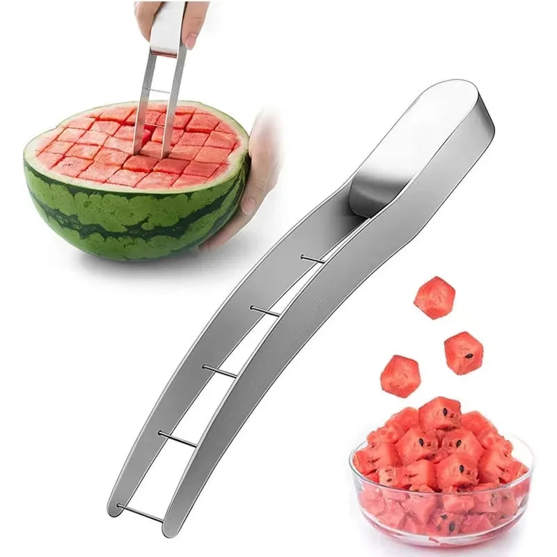 Stainless Steel Watermelon Slicing Knife & Corer – 24cm Fruit Cutter Tool