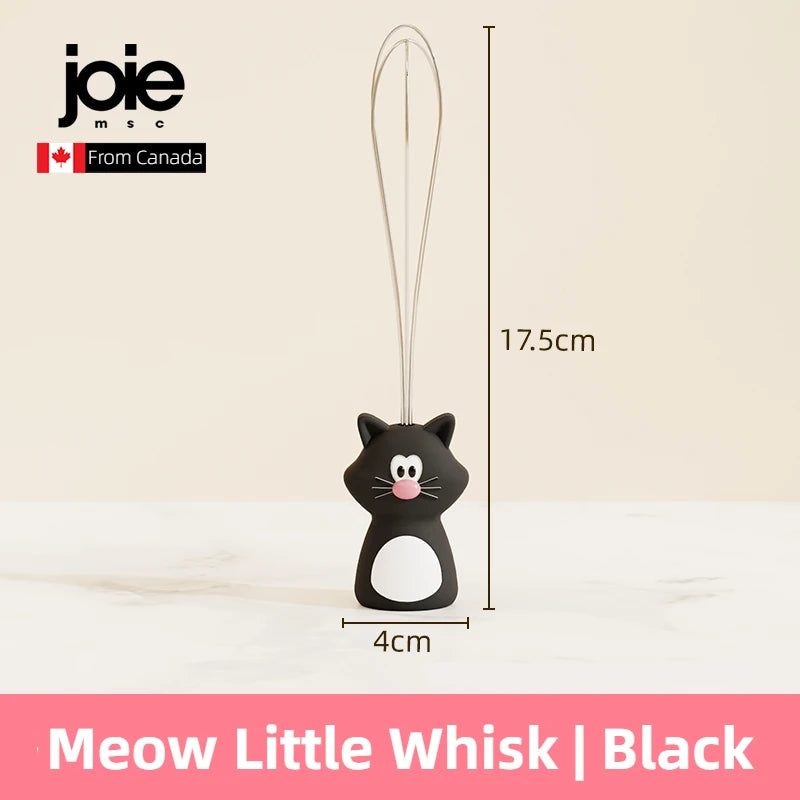 Joie Meow Little Whisk – Manual Stainless Steel Egg Beater
