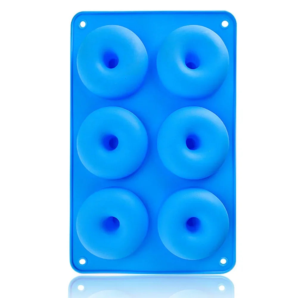 1/2pcs Silicone Muffins Donut Mold 6 Holes Baking Mould