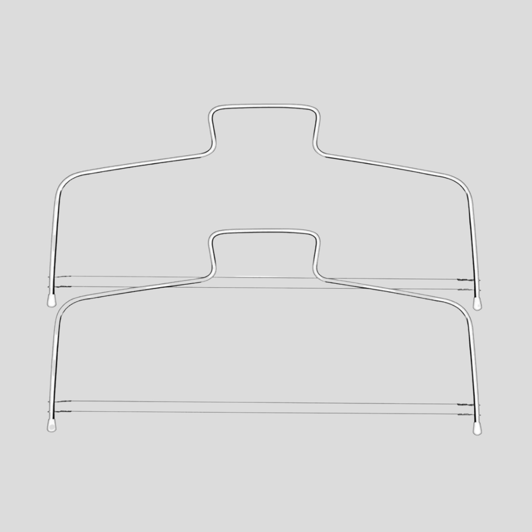 Adjustable Stainless Steel Cake Slicer Leveler – 1/2 Pcs Layer Cutting Tool for Cake Decorating