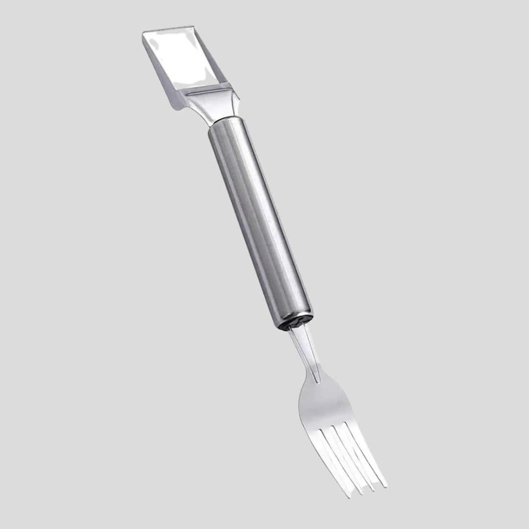 2-in-1 Watermelon Cutter & Fork Slicer – Stainless Stee