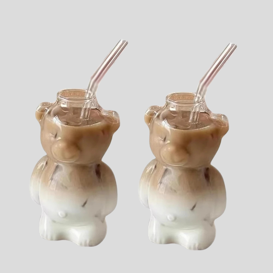 SweetBear Creative Glass Mug