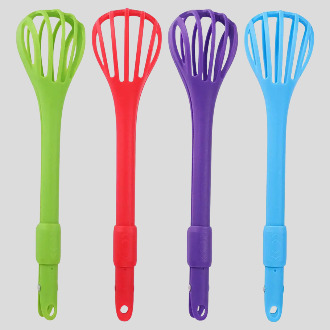 Multifunction 2-in-1 Egg Whisk & Food Tongs