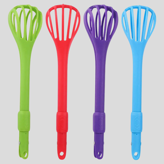 Multifunction 2-in-1 Egg Whisk & Food Tongs