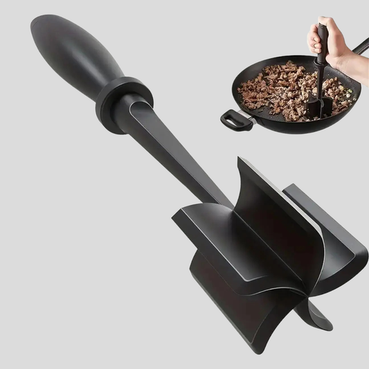 Heat-Resistant Meat Chopper & Ground Beef Smasher