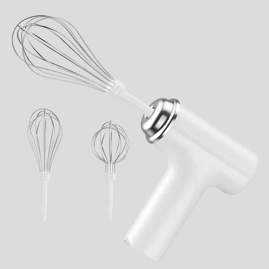 Portable Cordless Handheld Mixer – 3-Speed Electric Egg Beater | EcoWhisk™